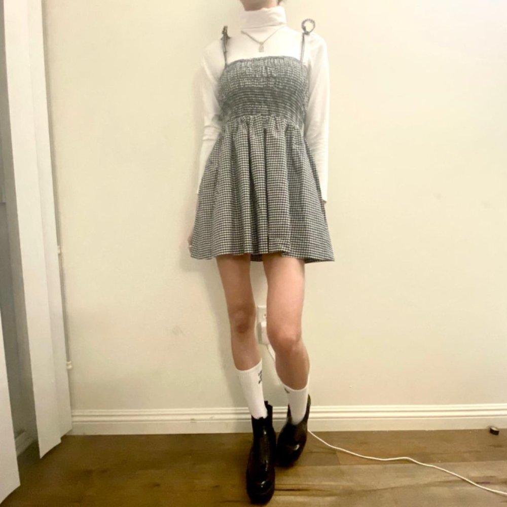 NWT Grunge Fairy Gingham Forever 21 Dress